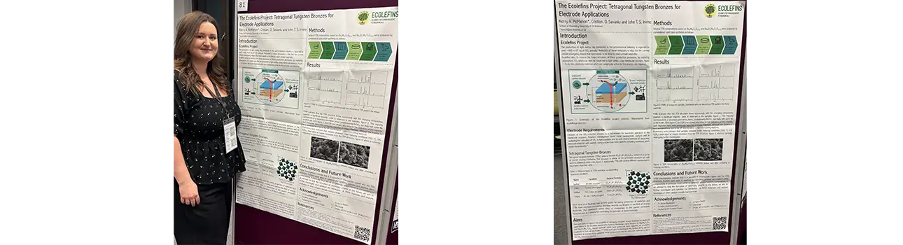 ECOLEFINS at the Royal Society of Chemistry Solid State Group Early Career Researcher and Christmas Meetings