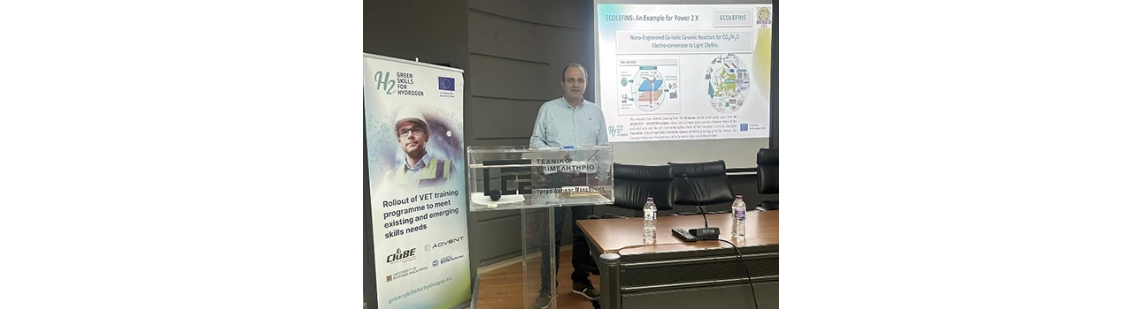 Ecolefins Project at Green Skills 4 H2 project